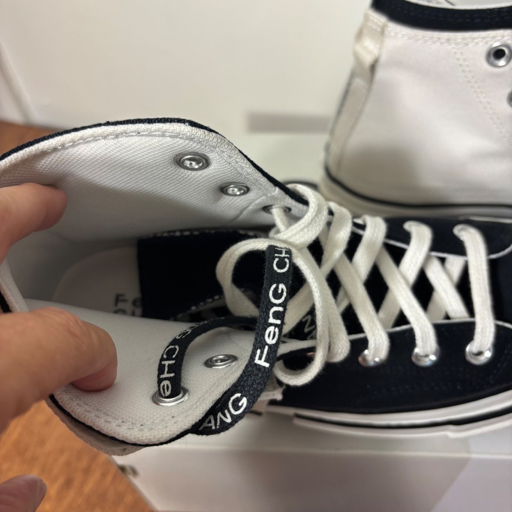 Converse Chuck 70 2-in-1 Feng Chen Wang Unisex 5M/7W Ivory Black New - Picture 5 of 11